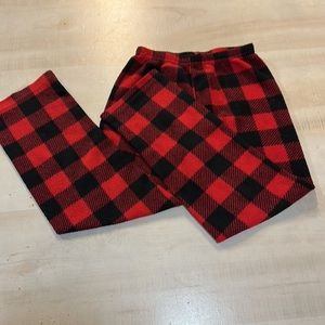 Buffalo print pajama pant, great for taking those Christmas pictures 🎄